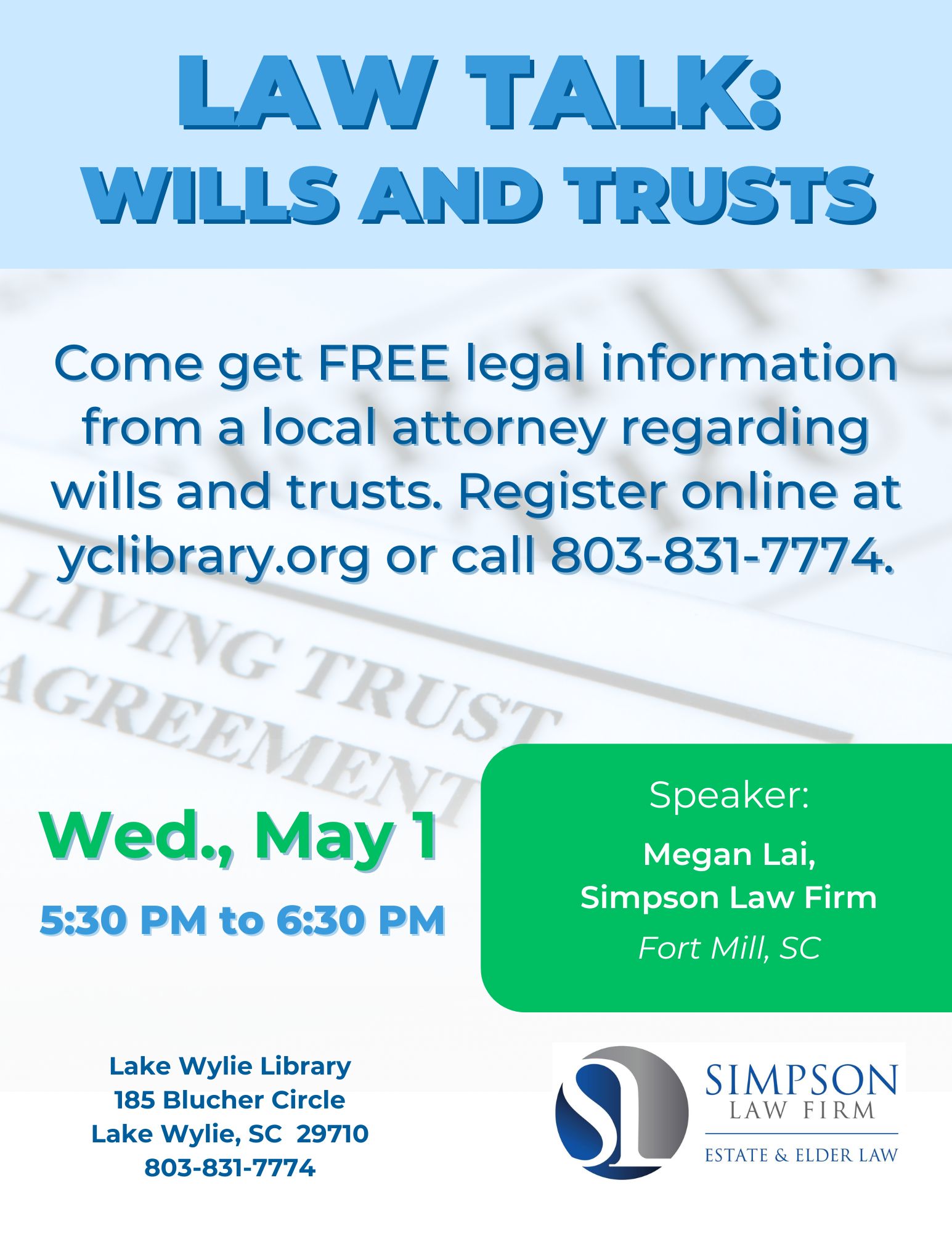 Law Talks: wills and trusts