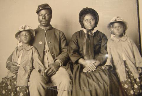 African-American family