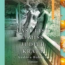 June 1: The Last List of Miss Judith Kratt by Andrea Bobotis