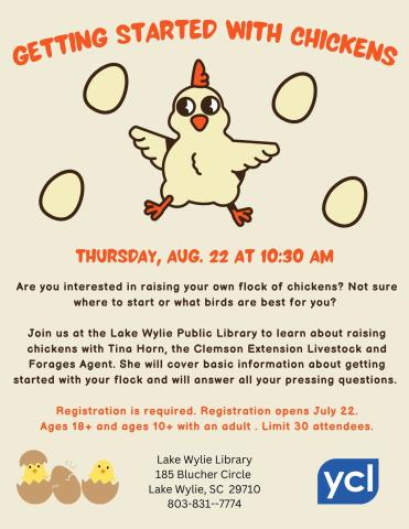 Getting started with Chickens flyer