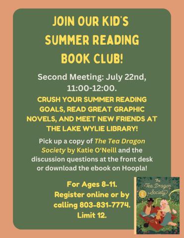 Crush your summer reading goals, read great graphic novels, and meet new friends at the Lake Wylie Library!