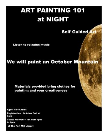 Art Painting 101 We will paint October Mountains