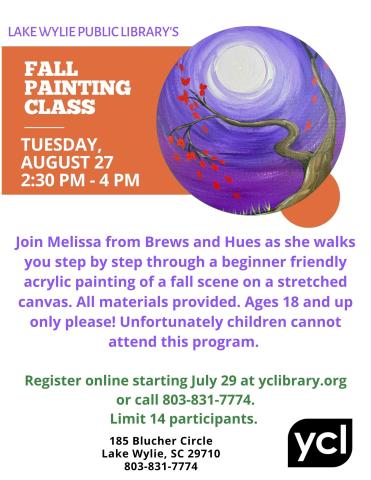 fall painting 2024 flyer