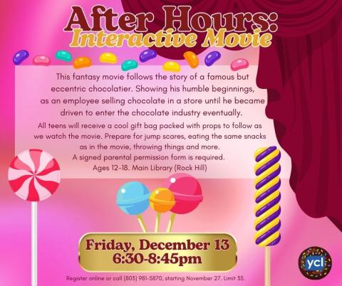 After Hours: Interactive Movie flyer