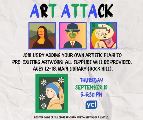 Art Attack flyer