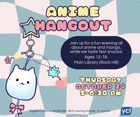 Anime Hangout flyer