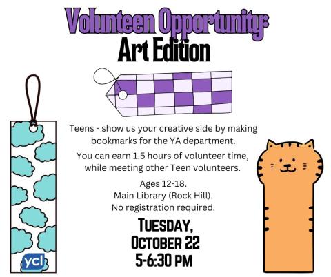 VolunTeen Opportunity flyer