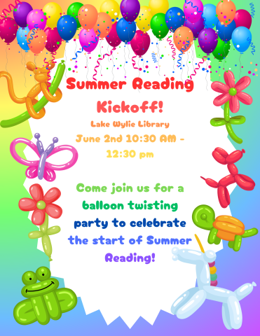 Summer Reading Kickoff!