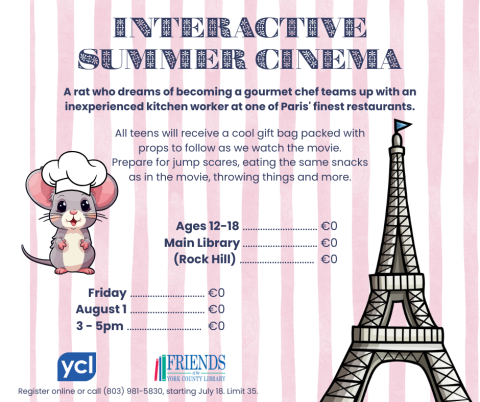Interactive Summer Cinema flyer