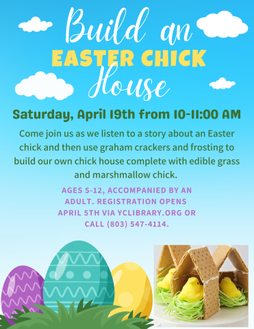 Build an Easter Chick House Flyer