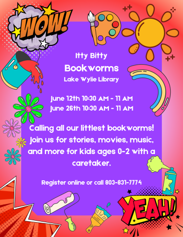 Itty Bitty Bookworms June