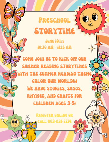 Preschool Storytime Colors