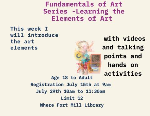 Fundamentals of Art Series-Learning the Art Elements I will introduce the elements