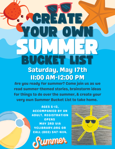 Create Your Own Summer Bucket List