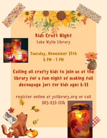 November Kids Craft Night