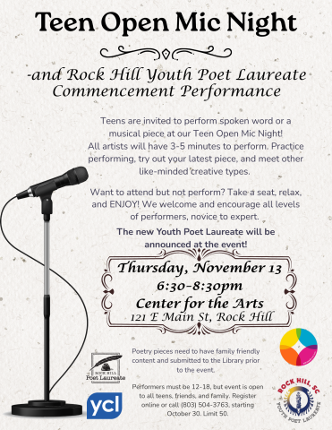 Teen Open Mic Night