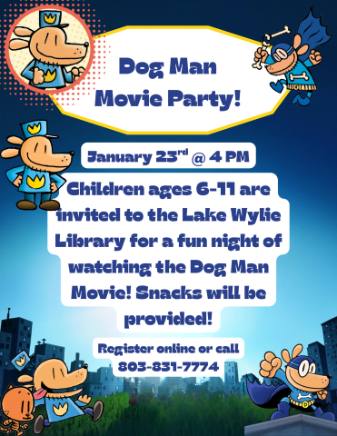 Dog Man Movie Party