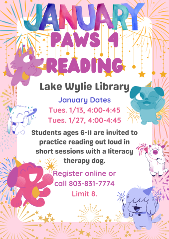 Paws 4 Reading January