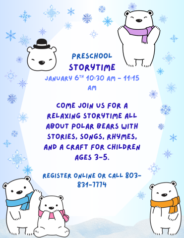 Preschool Storytime Polar Bears