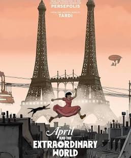 Movie poster for the movie April and the Extraordinary World
