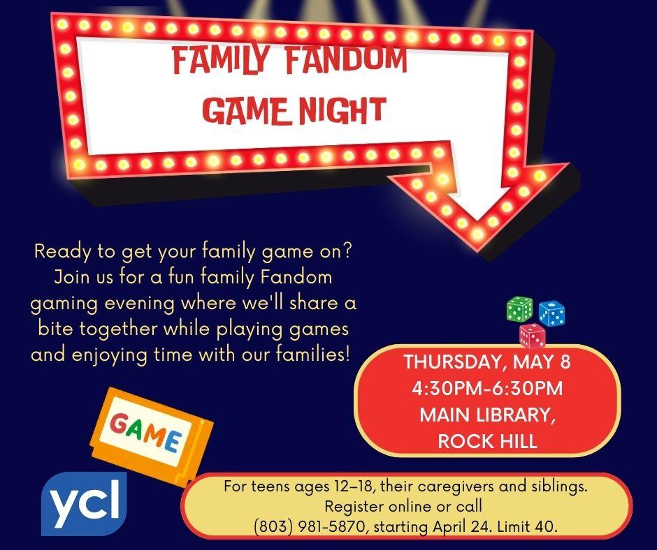 Family Fandom Game Night