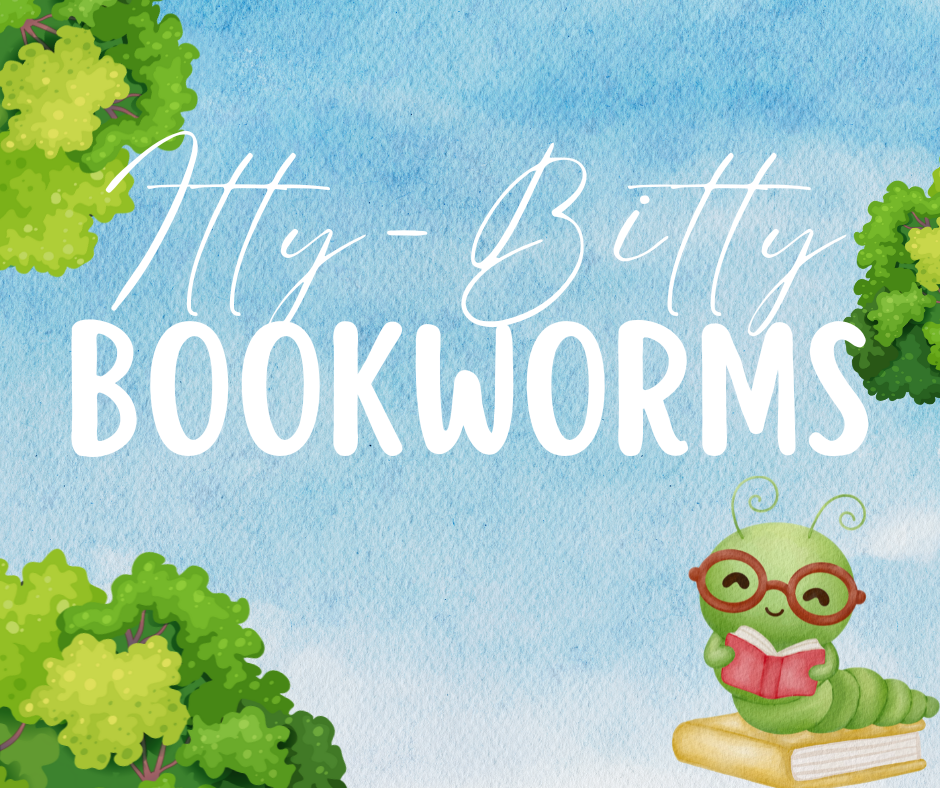 Name of program with a bookworm graphic