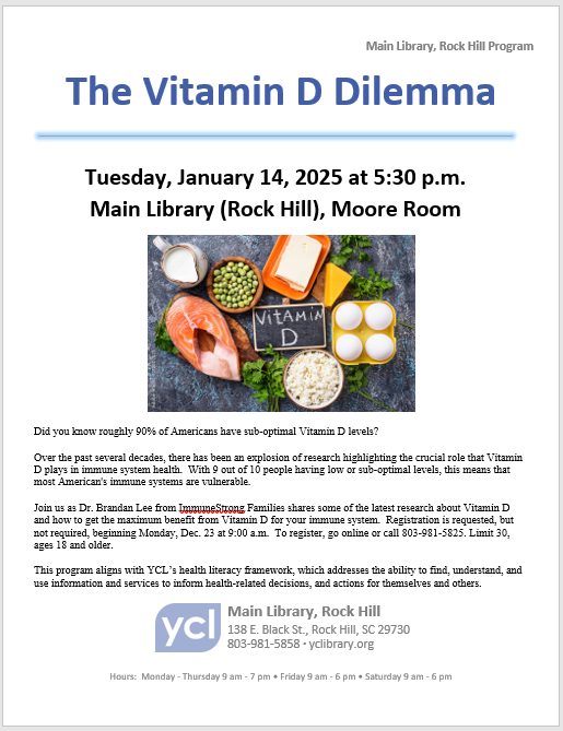 Image shows foods high in Vitamin D.