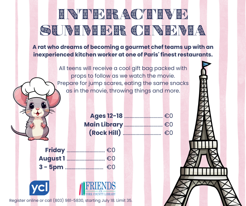 Interactive Summer Cinema flyer