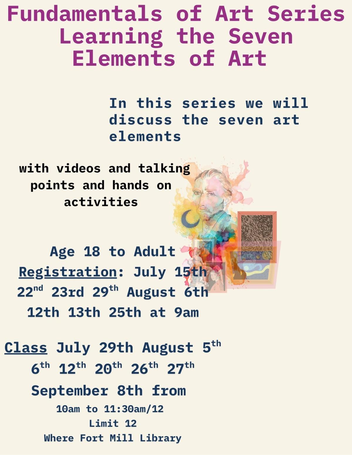 The Fundamental Art Series-Learning the Seven Art Elements