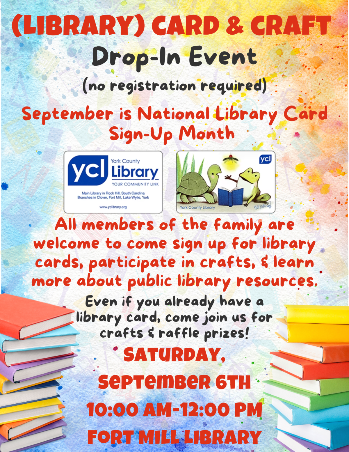 (Library) Card & Craft Flyer