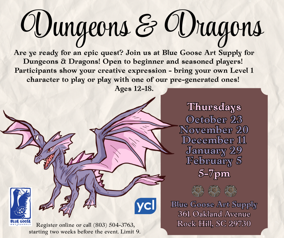 D&D flyer