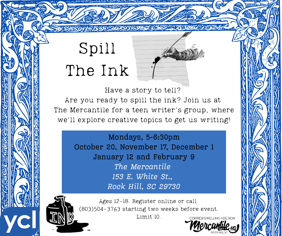 Spill the ink flyer