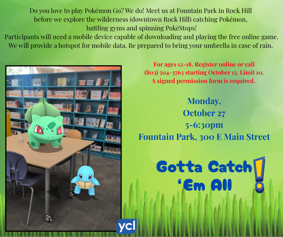 Gotta Catch 'Em All flyer