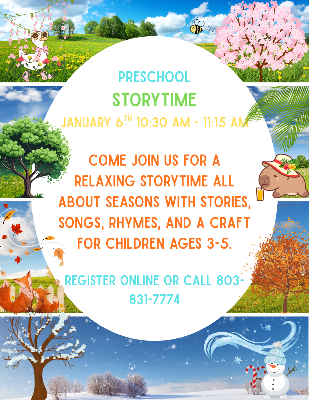 Preschool Storytime Seasons
